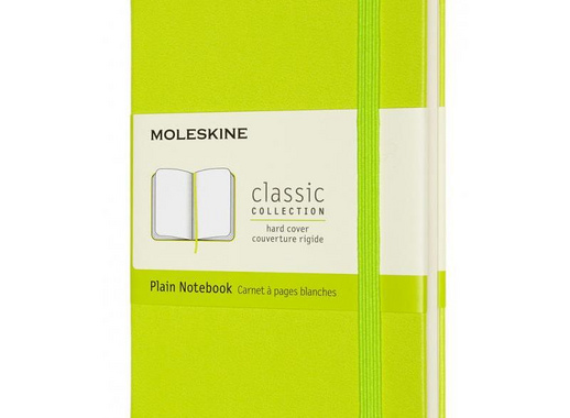 Блокнот Moleskine Classic Pocket A6 96 листов без линовки салатовый на сшивке (90x140 мм)